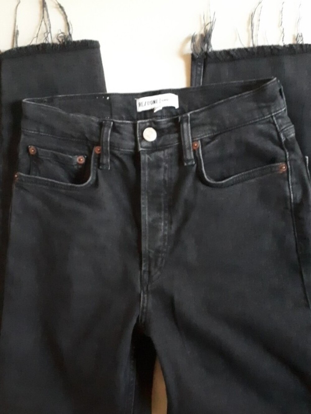 Re/Done Originals High Rise Stovepipe Jeans